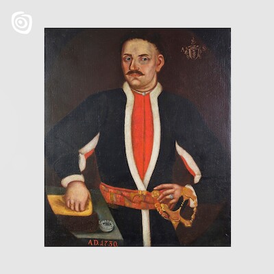 Portret Antoniego Piotra Smoleńskiego, herbu Nieczuja, miejscowość nieznana, 2. poł. XVIII w.