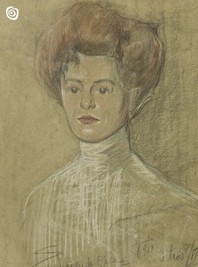 "Portret Heleny Gerpe, Ostrów, 1910 r.