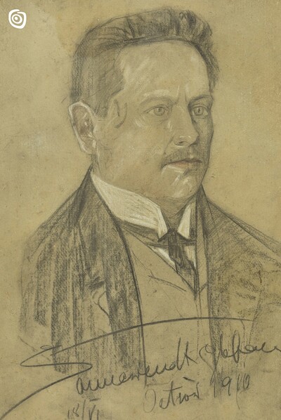 "Portret Bolesława Gerpe, Ostrów, 1910 r.
