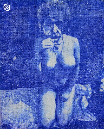 "Akt kobiecy z głową Einsteina", Poznań, 1970 r.