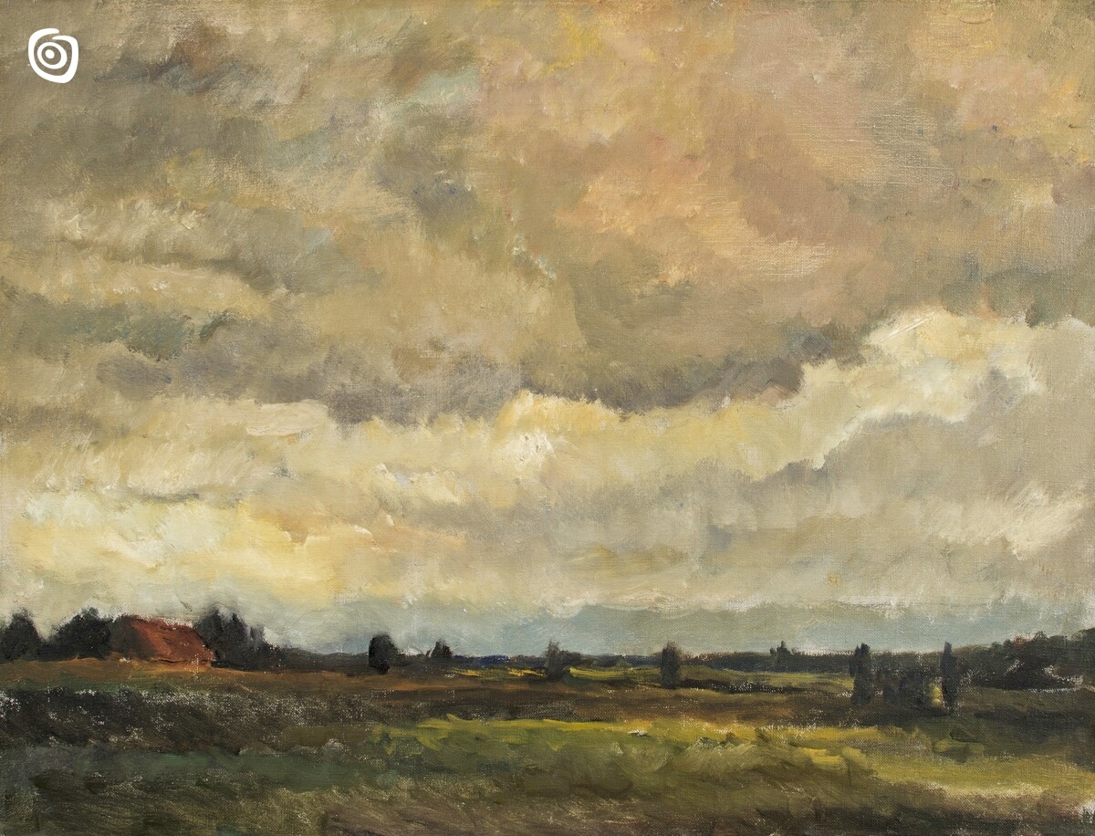 ,,Pejzaż z chmurami", Lednogóra, XIX-XX w.