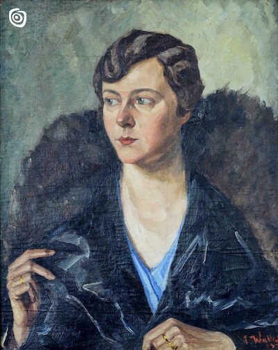 "Portret kobiety", miejscowość nieznana, 1930 r.