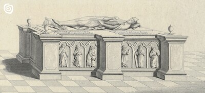 ,,Starożytny grobowiec Boleslawa Chrobrego", miejscowość nieznana, 1842 r.