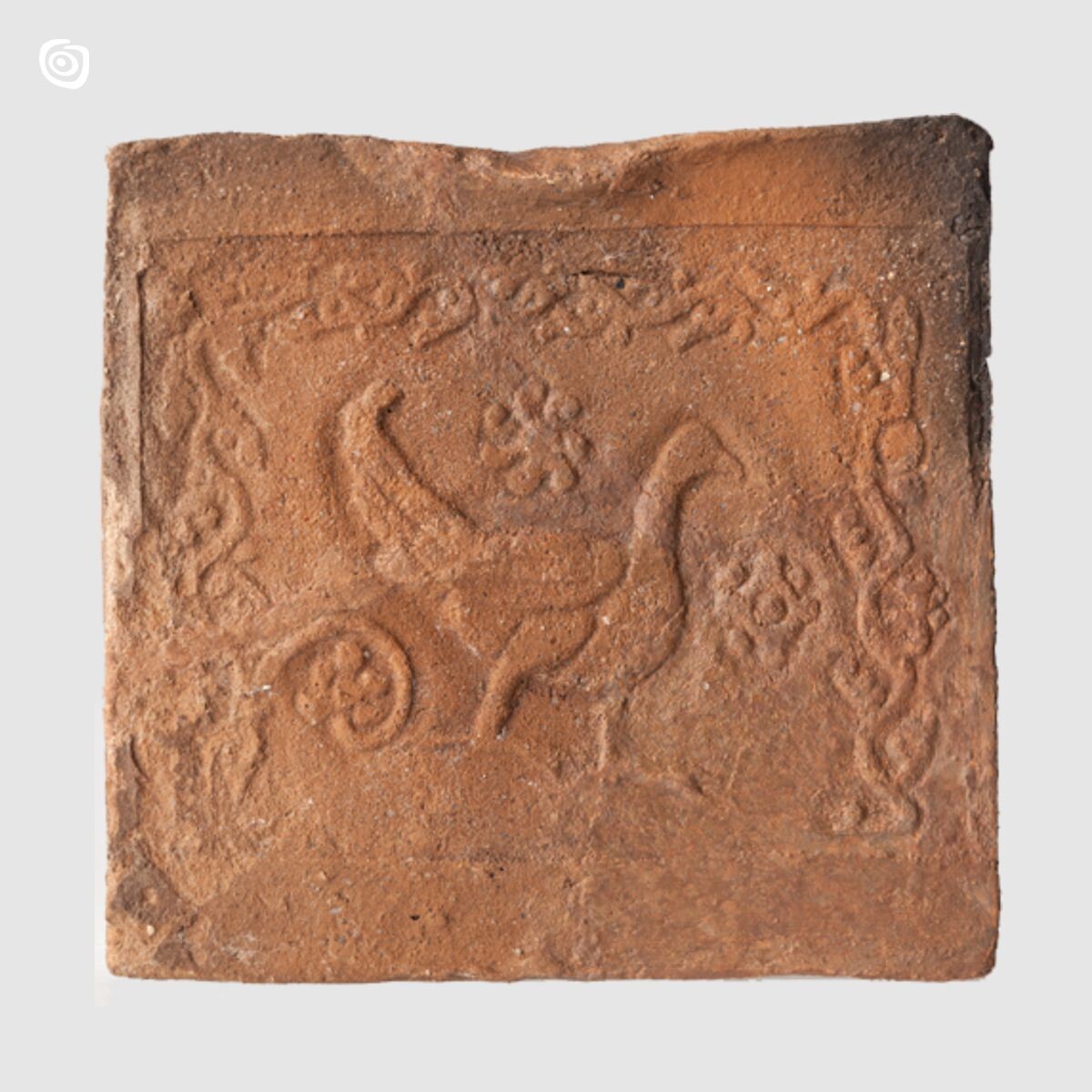 Płytka ceramiczna-Ptak, Gniezno, wczesne średniowiecze