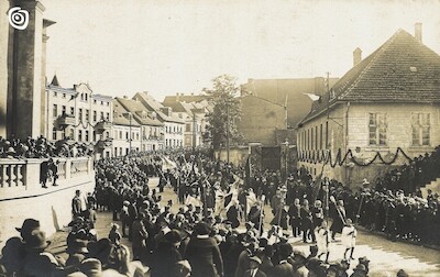 Pocztówka fotograficzna, Gniezno, 1919 r.