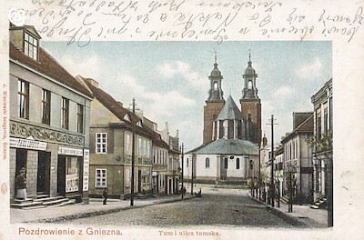 Pocztówka fotograficzna-Gniezno. Gniezno, 1906 r.