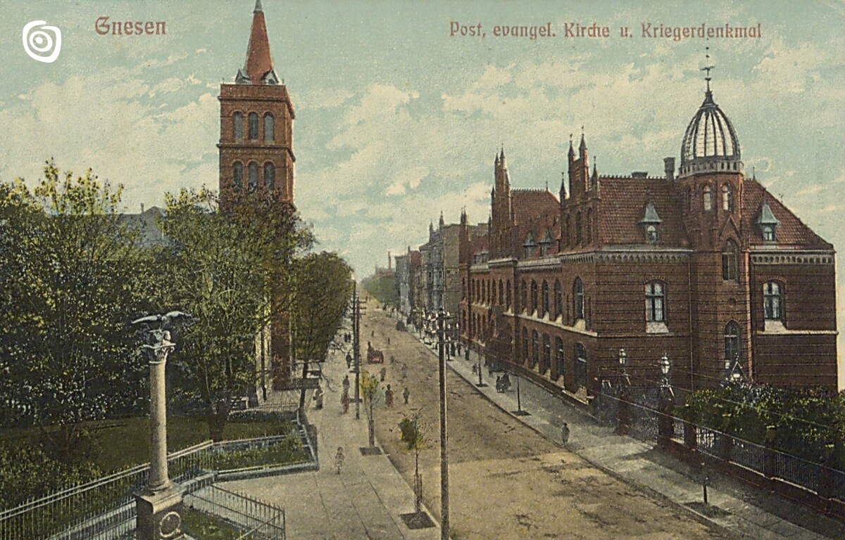 Pocztówka fotograficzna, Gniezno,1915 r.