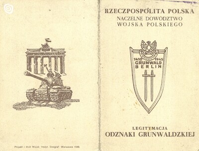 Dokument - Legitymacja, Warszawa, 1947 r.