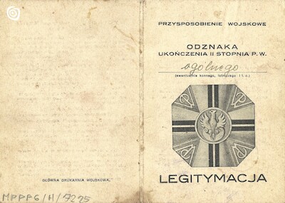 Dokument - Legitymacja, Gniezno, 1933 r.