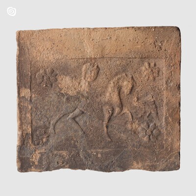 Płytka ceramiczna-Koń, Gniezno, wczesne średniowiecze